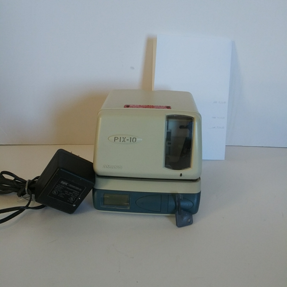 Time Clock pix 10 Tested Key Adaptor Plug